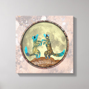 Coyote Crooners Canvas Print