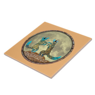 Coyote Crooners Ceramic Tile