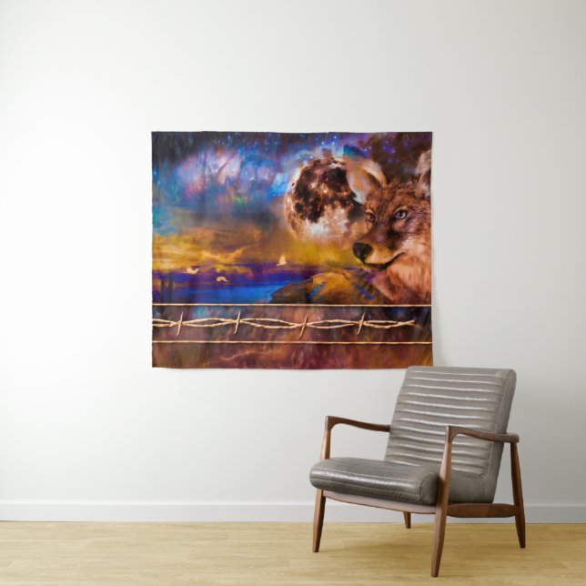 COYOTE DON’T FENCE ME IN! TAPESTRY (In Situ (Horizontal))
