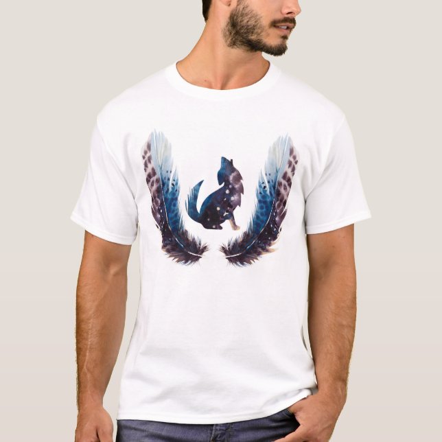 Coyote Feather T-Shirt (Front)