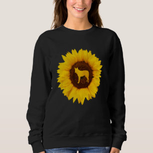 Coyote For Women Men Wolf Pup Canine Sunflower Sweatshirt