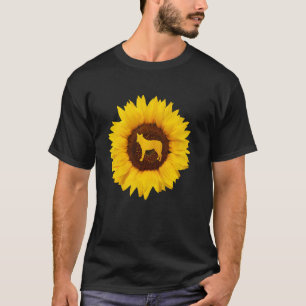 Coyote For Women Men Wolf Pup Canine Sunflower T-Shirt