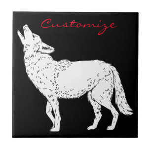 Coyote Howling Thunder_Cove Tile
