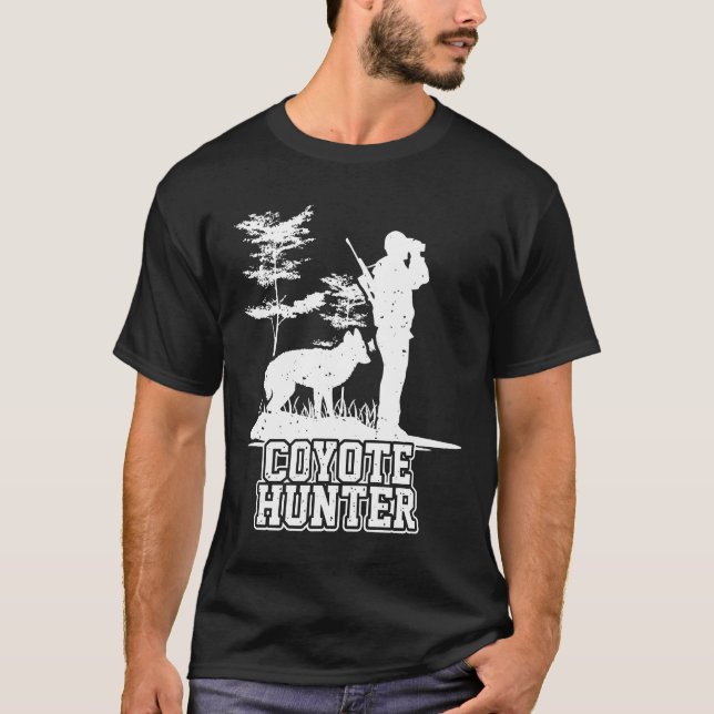 Coyote Hunting Predator Hunter Appreciation  T-Shirt (Front)