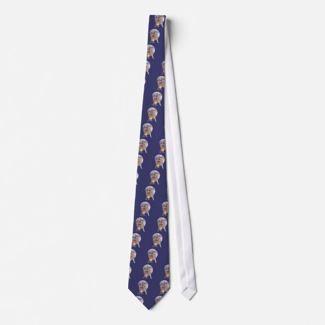Coyote Pack Howling at the Moon Tie (Front)