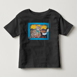 Coyote Pup and Skunk Southwest Wildlife Humourous Toddler T-Shirt