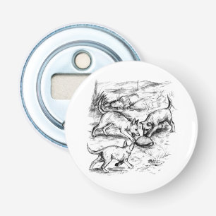 Coyote Pups Bottle Opener