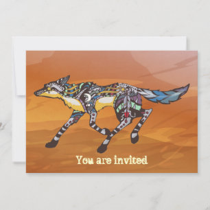 Coyote the Trickster Invitation