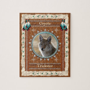Coyote Trickster Energy Jigsaw Puzzle