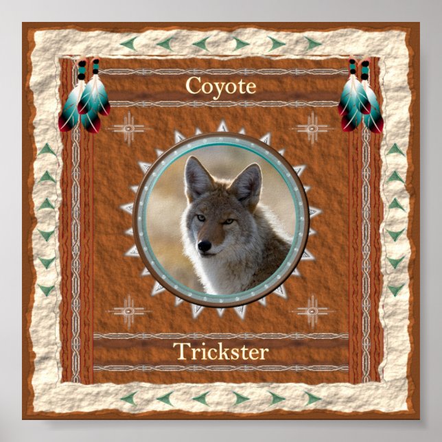 Coyote  Trickster Energy  Poster (Front)