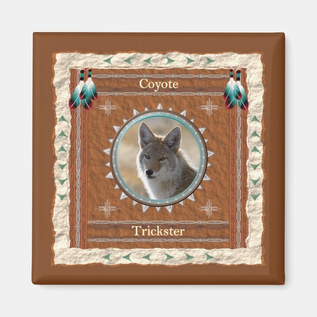 Coyote  -Trickster- Magnet (Front)