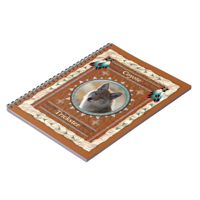 Coyote  -Trickster- Notebook 80 page (Left Side)