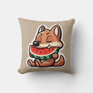 Coyote Watermelon Cushion