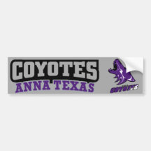 Coyotes bumper sticker