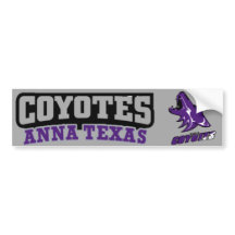 Coyotes bumper sticker