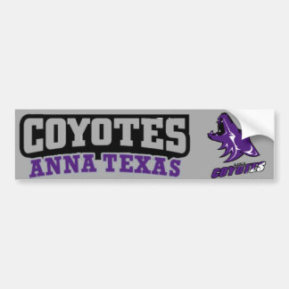 Coyotes bumper sticker