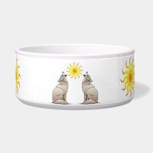 COYOTES HOWLING BENEATH A SOUTHWESTER SUN