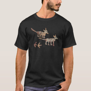 Coyotes Petroglyphs in Arizona T-Shirt