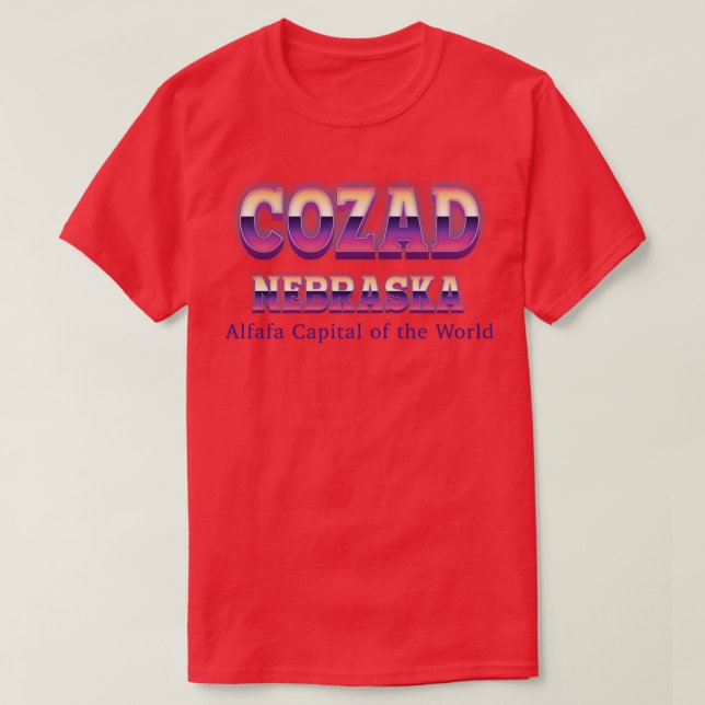 Cozad Nebraska T-Shirt (Design Front)