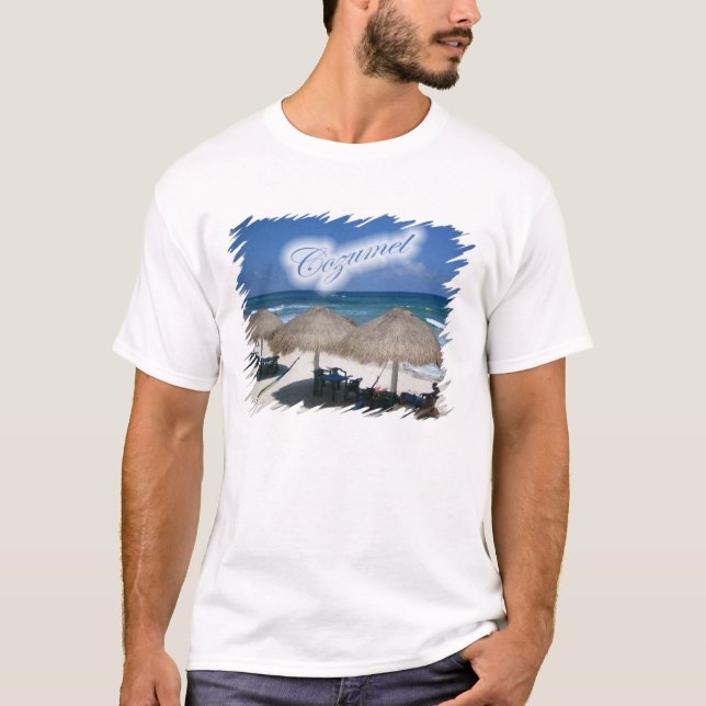 Cozumel Beach T-shirt (Front)