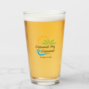 Cozumel Beer Glass