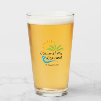 Cozumel Beer Glass