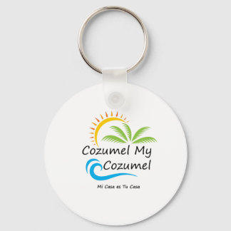 Cozumel Button Keychain