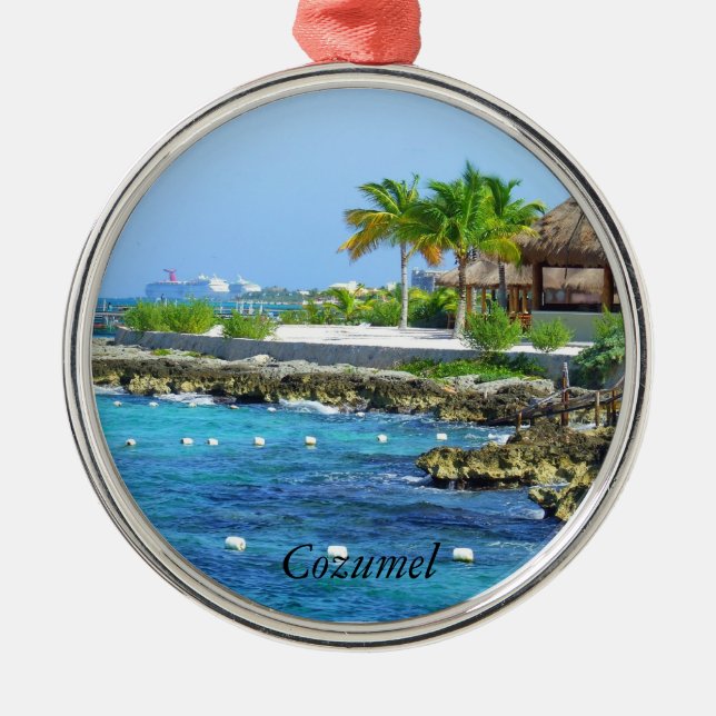 Cozumel Chankanaab Park Travel Christmas Ornament (Front)