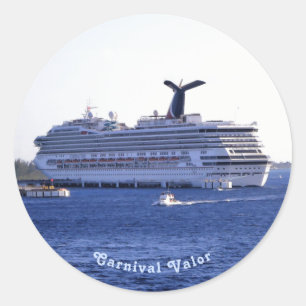 Cozumel Cruise Ship Visit Custom Classic Round Sticker