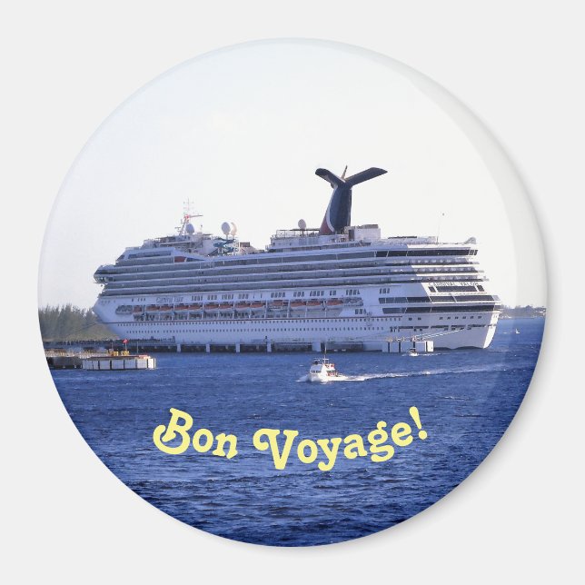 Cozumel Cruise Visitor Bon Voyage Magnet (Front)