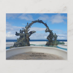 Cozumel Divers Arch Monument Postcard