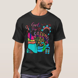 Cozumel Girls Trip 2023 Beach Summer Vacation Tie  T-Shirt