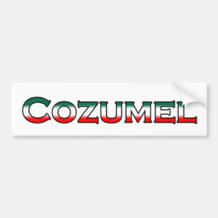 Cozumel Logo (text) Bumper Sticker