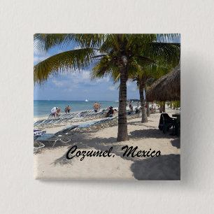Cozumel, Mexico 15 Cm Square Badge