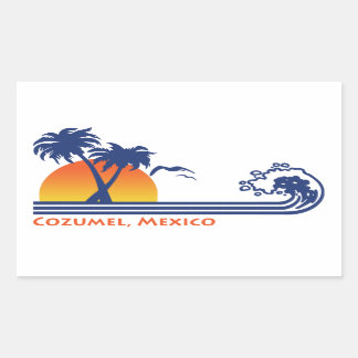 Cozumel Mexico Rectangular Sticker