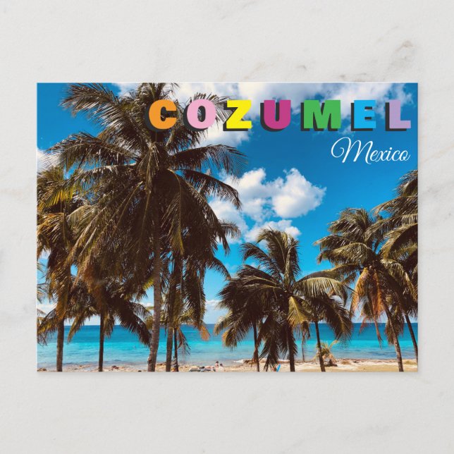 Cozumel Mexico Travel Postcard (Front)