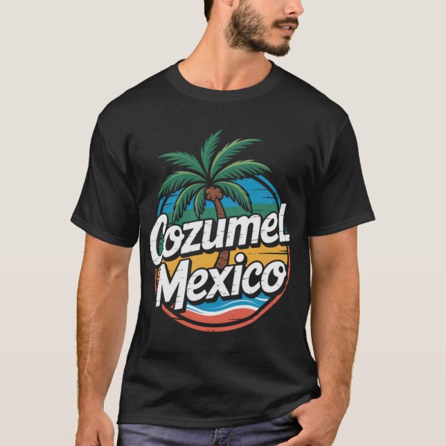 Cozumel Mexico Vacation T-Shirt (Front)