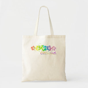 Cozumel, Mexico Watercolor Beach & Surf  Tote Bag