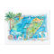 Cozumel Quintana Roo Mexico Illustrated Travel Map