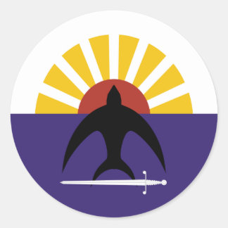 Cozumel, Quintana Roo, Mexico, Mexico flag Classic Round Sticker