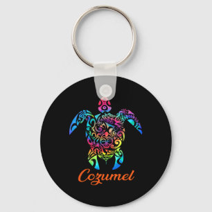 Cozumel Sea Turtle Family Vacation Summer 2025  Key Ring