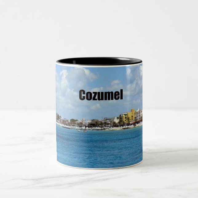 Cozumel Two-Tone Coffee Mug (Center)