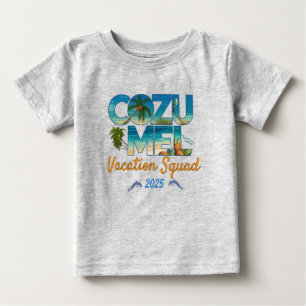 Cozumel Vacation 2025 Tropical Getaway Adventure Baby T-Shirt