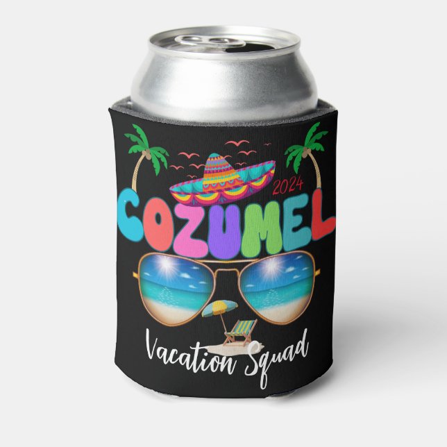 Cozumel Vacation Squad Sun, Sand, and Memories Mex Can Cooler (Can Back)
