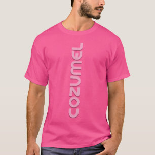 Cozumel Vertical Text T-Shirt