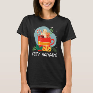 Cozy And Cold Holidays Chocolate Hot Cocoa T-Shirt