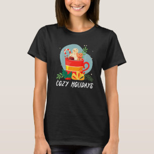 Cozy And Cold Holidays Chocolate Hot Cocoa T-Shirt