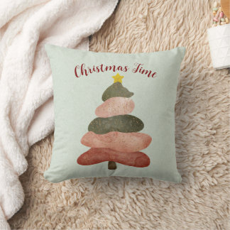 Cozy and Elegant Christmas Lovers  Cushion