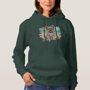 Cozy and Modern Photo and Typography Hoodie