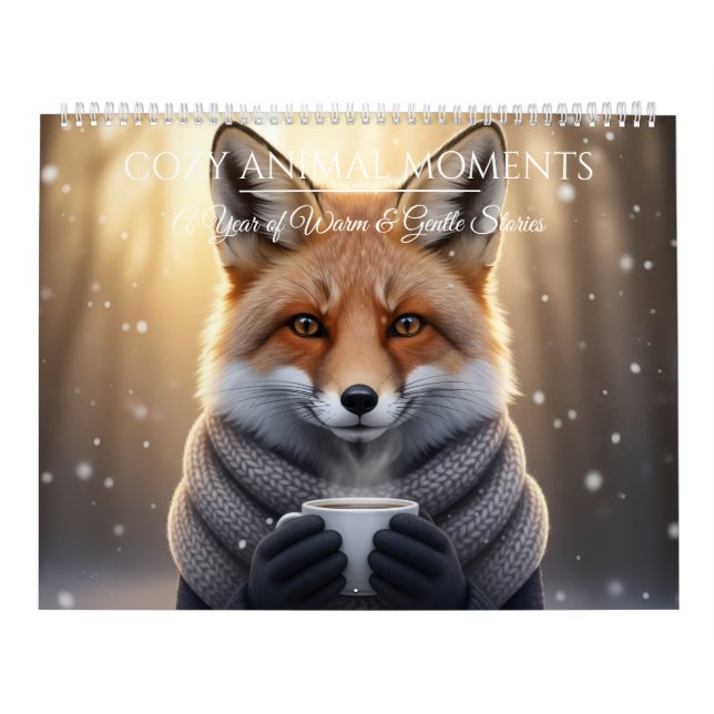 Cozy Animals - Wall Art Calendar (Cover)